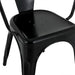 Bolero Bistro Curve Armchairs Black (4 Pack) Bolero