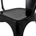 Bolero Bistro Curve Armchairs Black (4 Pack) Bolero