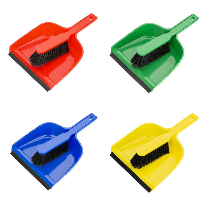 Jantex Dustpan & Brush Set - Red Jantex