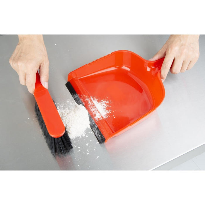 Jantex Dustpan & Brush Set - Red Jantex