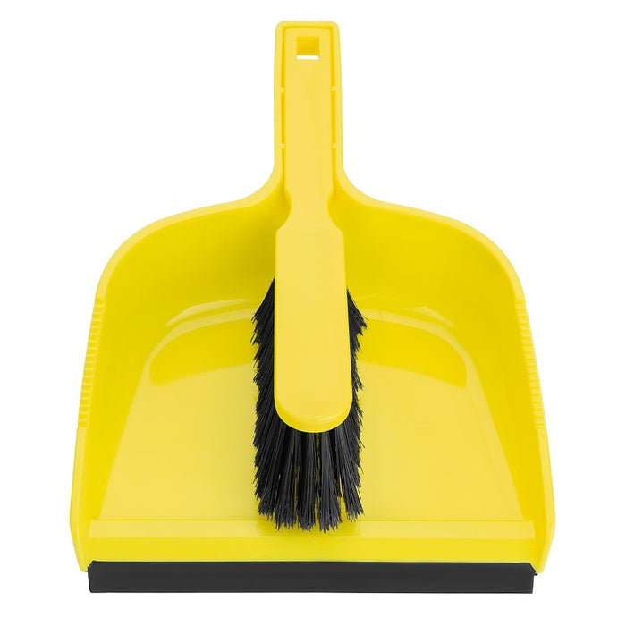Jantex Dustpan & Brush Set - Yellow Jantex