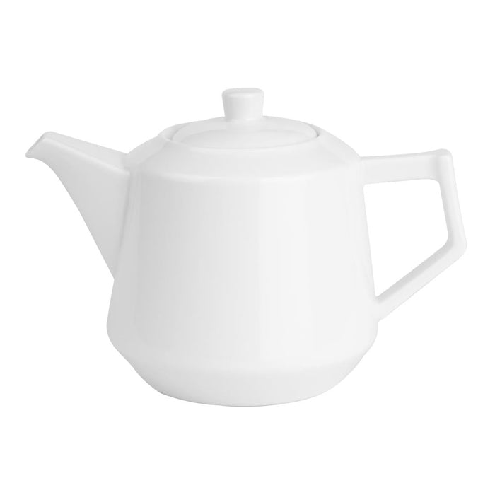 Olympia Whiteware Deco Teapot 820ml (2 Pack) Olympia
