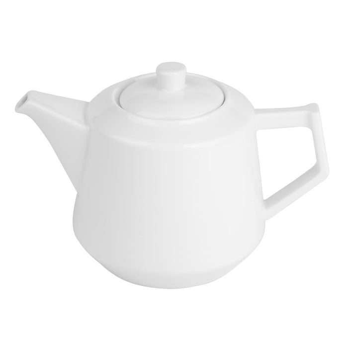 Olympia Whiteware Deco Teapot 820ml (2 Pack) Olympia