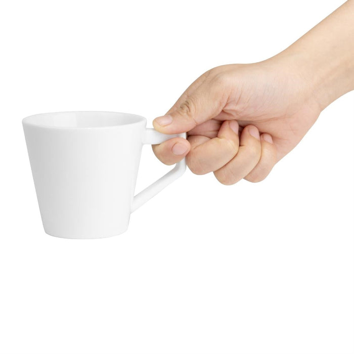 Olympia Whiteware Deco Cups 150ml (6 Pack) Olympia