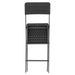 Bolero Folding Bar Chairs Black Wood-Effect (2 Pack) Bolero