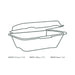Vegware Compostable Bagasse Clamshell Hinged Meal Boxes 7"x 5" (500 Pack) Vegware