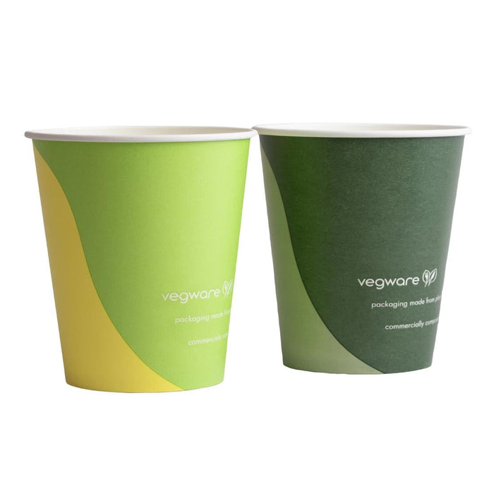 Vegware Paper Cold Cups 89-Series 10oz/285ml (1000 Pack) Vegware