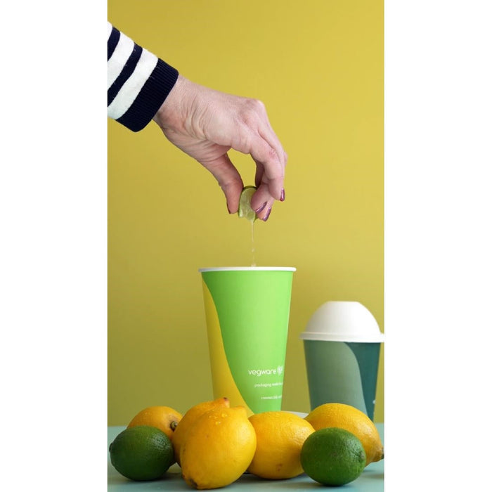 Vegware Paper Cold Cups 89-Series 12oz/360ml (1000 Pack) Vegware