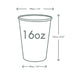 Vegware Paper Cold Cups 89-Series 16oz/400ml (1000 Pack) Vegware