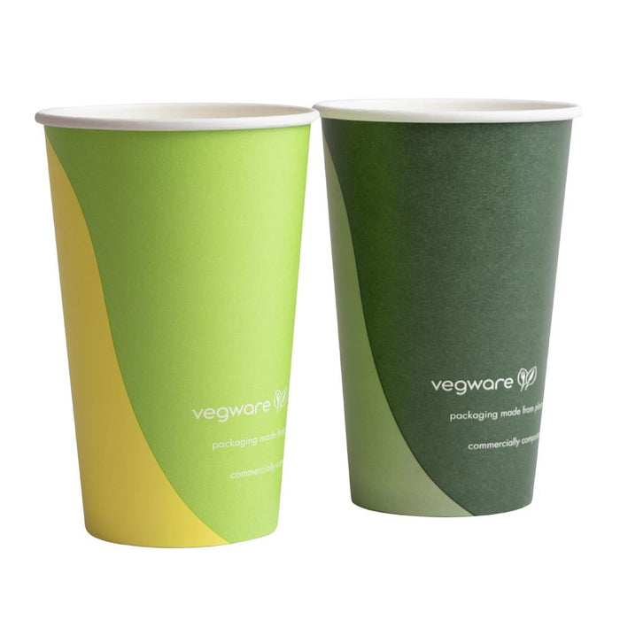 Vegware Paper Cold Cups 89-Series 16oz/400ml (1000 Pack) Vegware
