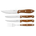 Olympia Rounded Steak Knives with PP Wood Effect Handles (12 Pack) Olympia
