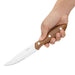 Olympia Jumbo Steak Knives with PP Wood Effect Handles (12 Pack) Olympia