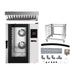 Buffalo Smart Touchscreen Combi Oven 11 x GN 1/1 w/stand Hood & Installation Kit Buffalo