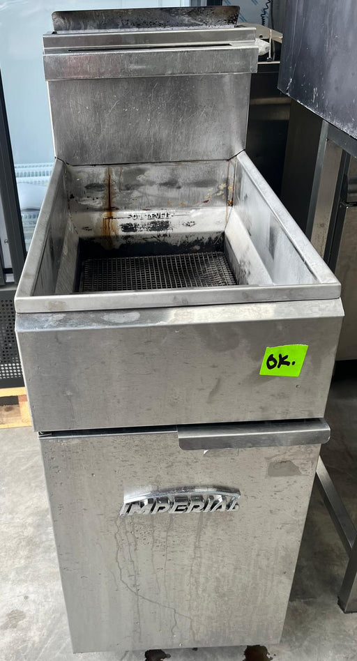 Commercial Imperial Single Tank Natural Gas Fryer-Used Canmac Refurbished