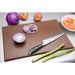 Hygiplas High Density Brown Chopping Board 450x300x12mm Hygiplas