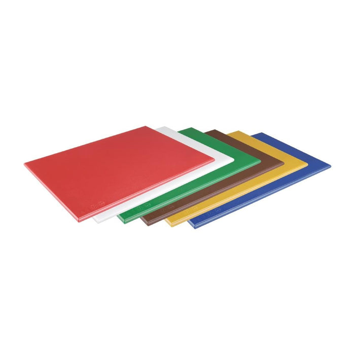 Hygiplas High Density Yellow Chopping Board Standard 450x300x12mm Hygiplas