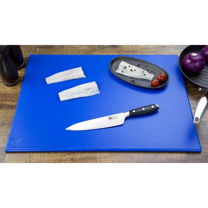 Hygiplas High Density Blue Chopping Board Large 600x450x12mm Hygiplas