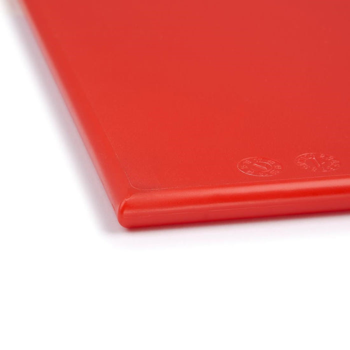Hygiplas High Density Red Chopping Board Standard 450x300x12mm Hygiplas
