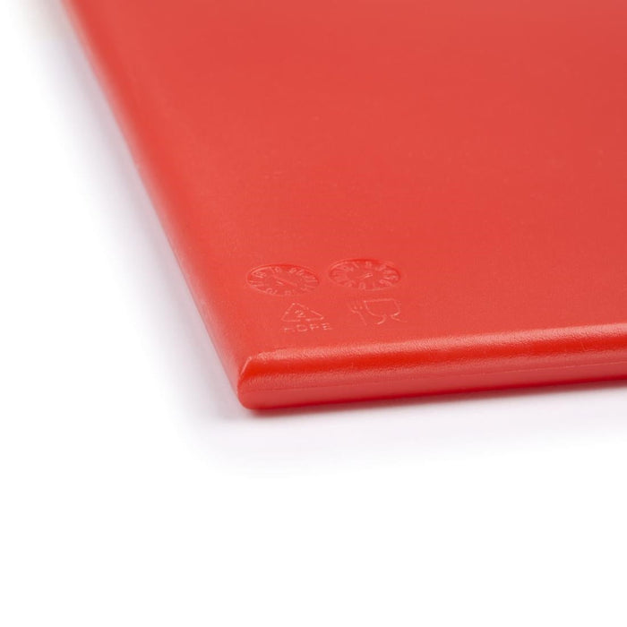 Hygiplas High Density Red Chopping Board Large 600x450x12mm Hygiplas