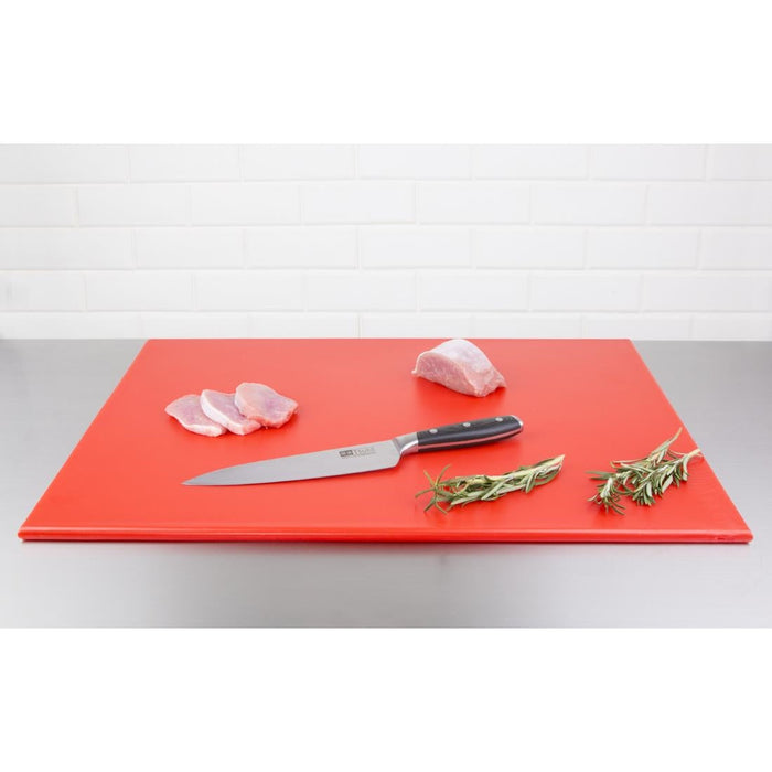 Hygiplas High Density Red Chopping Board Large 600x450x12mm Hygiplas