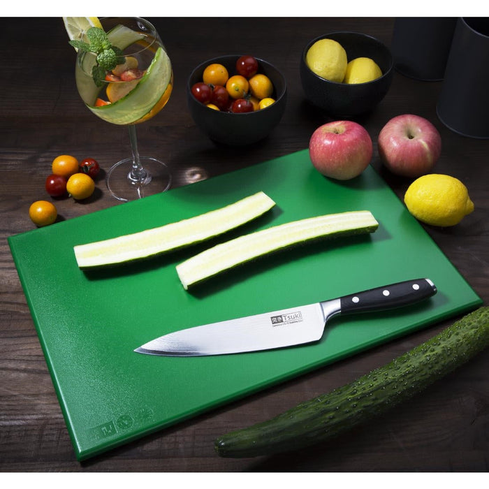 Hygiplas High Density Green Chopping Board Standard 450x300x12mm Hygiplas