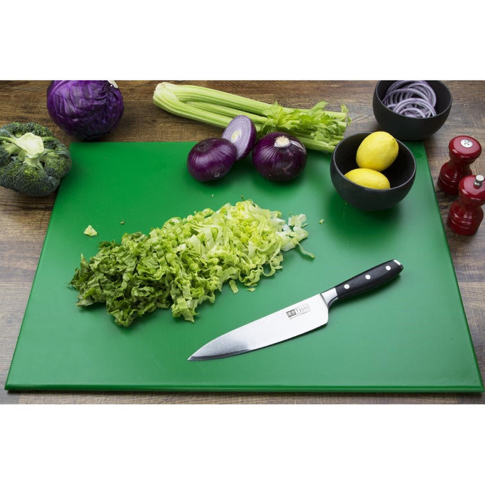 Hygiplas High Density Green Chopping Board Large 600x450x12mm Hygiplas