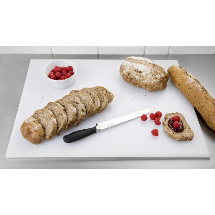 Hygiplas High Density White Chopping Board Large 600x450x12mm Hygiplas