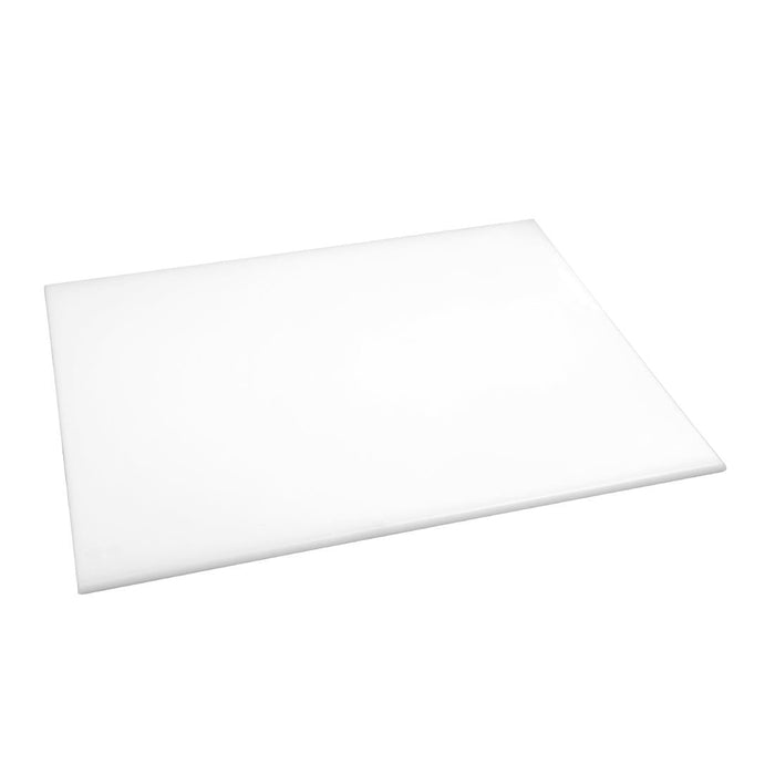 Hygiplas High Density White Chopping Board Large 600x450x12mm Hygiplas