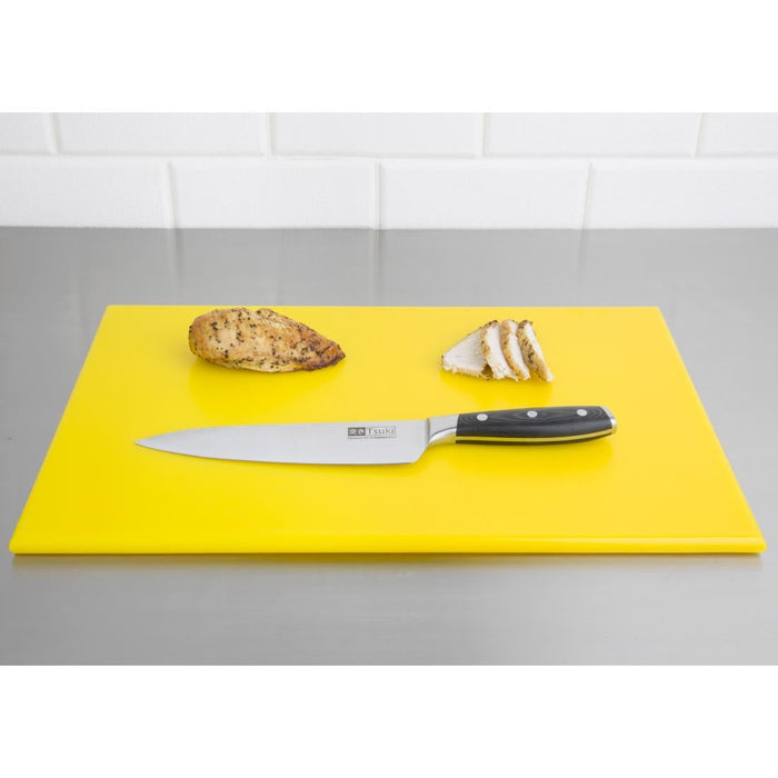 Hygiplas High Density Yellow Chopping Board Standard 450x300x12mm Hygiplas