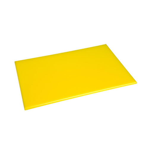 HDPE. 450x300mm. Thickness: 12mm. Yellow: cooked meats