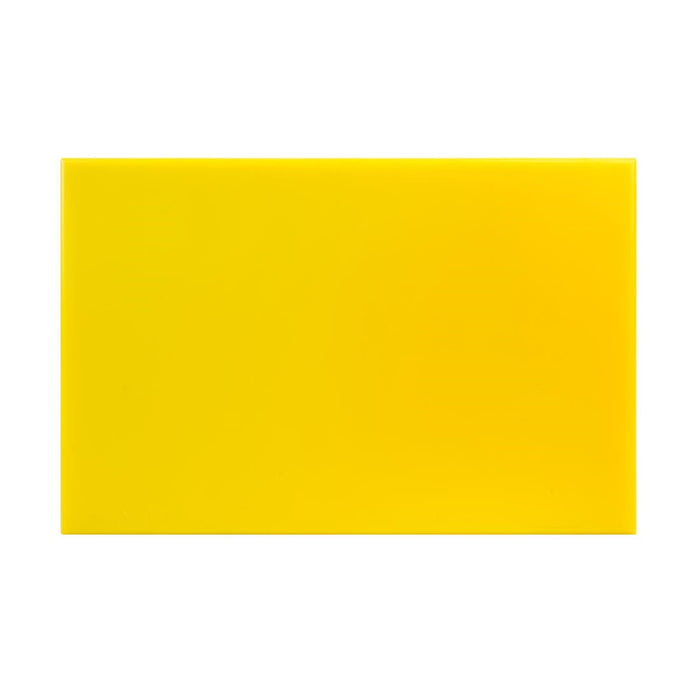 Hygiplas High Density Yellow Chopping Board Standard 450x300x12mm Hygiplas