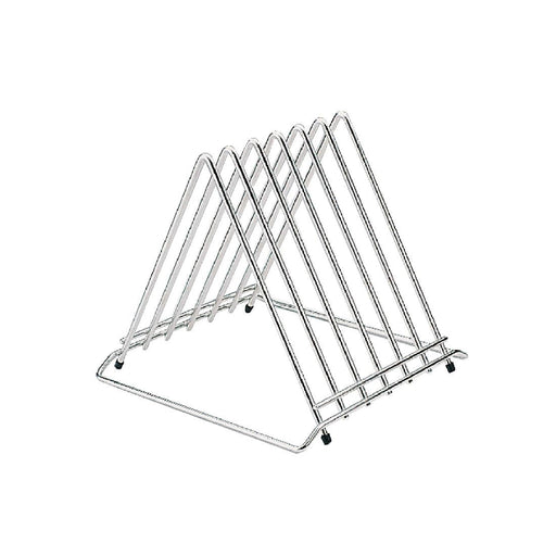 Hygiplas High Density 6-Piece Chopping Board Set with Rack 455x305x24mm Hygiplas