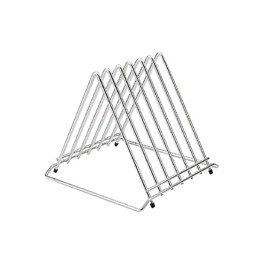 Hygiplas High Density 6-Piece Chopping Board with Rack 600x450x24mm Hygiplas