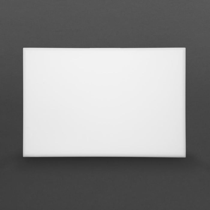 Hygiplas Thick High Density White Chopping Board Standard 450x300x25mm Hygiplas