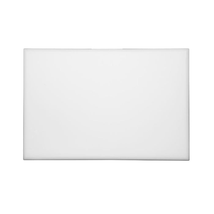 Hygiplas Thick High Density White Chopping Board Standard 450x300x25mm Hygiplas
