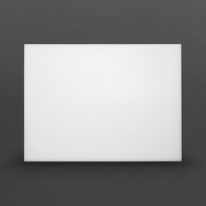 Hygiplas Thick High Density White Chopping Board Large 600x450x25mm Hygiplas