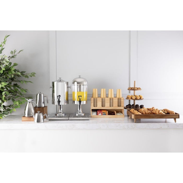 Olympia Acacia 3-Tier Stand 305(Ø) x 395(H)mm Olympia