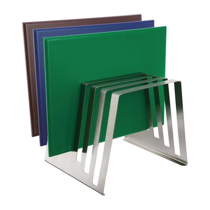 Hygiplas Tiered Chopping Board Rack 6 Slots Hygiplas