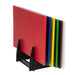 Hygiplas Low Density 6-Piece Chopping Board Set with Rack 450x300x10mm Hygiplas