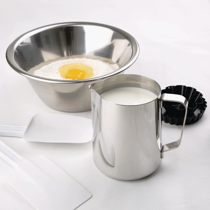 Olympia Stainless Steel Milk Jug 910ml Olympia