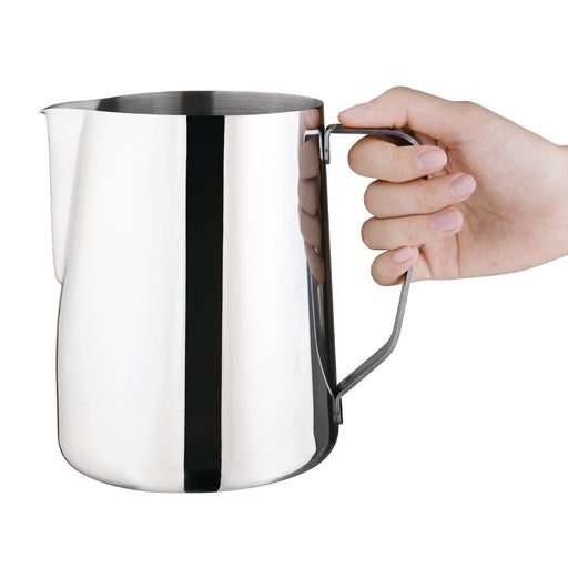 Olympia Stainless Steel Milk Jug 2Ltr Olympia