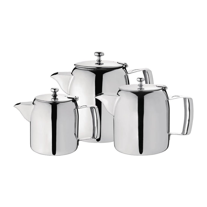 Olympia Cosmos Stainless Steel Teapot 910ml Olympia