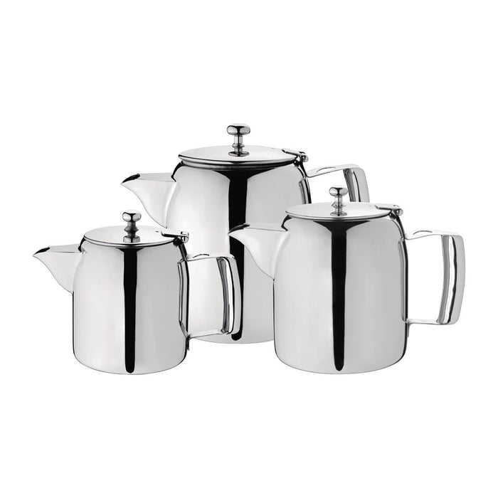 Olympia Cosmos Stainless Steel Teapot 570ml Olympia