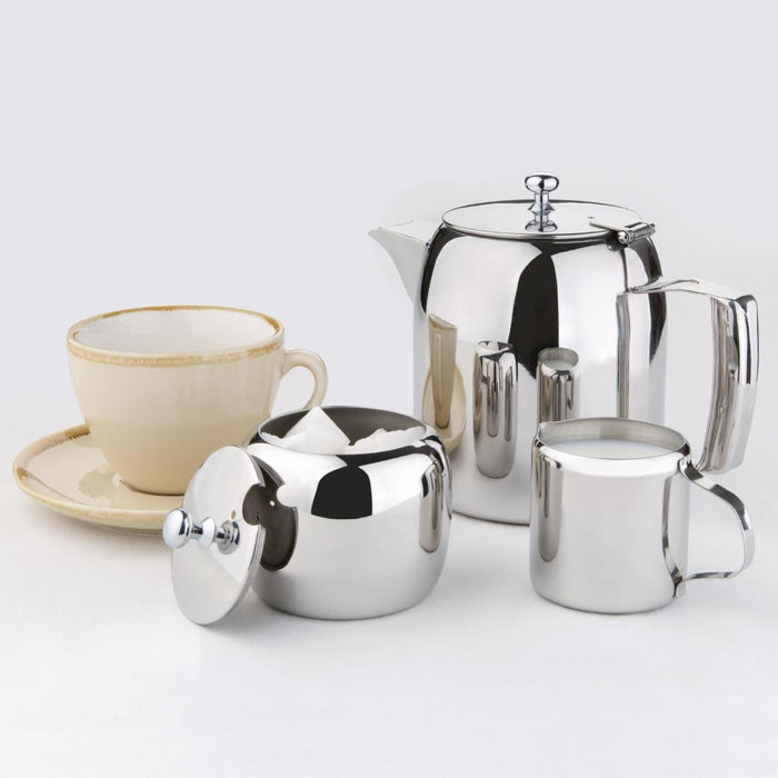 Olympia Cosmos Stainless Steel Teapot 910ml Olympia