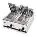 Lincat Twin Tank Twin Basket Countertop Electric Fryer DF66 Lincat
