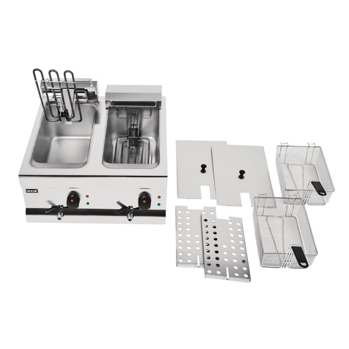 Lincat Twin Tank Twin Basket Countertop Electric Fryer DF66 Lincat