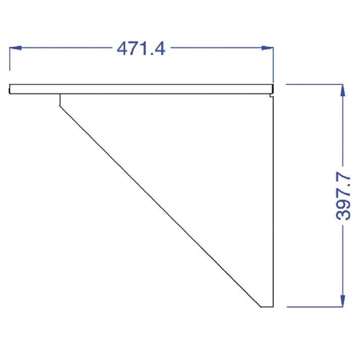 Wall Shelf for Lincat Salamander Grill - Ref GR3/WS Lincat