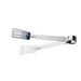 Stainless steel. Length: 255mm. Wide opening.
