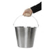 Jantex Stainless Steel Bucket 12Ltr Jantex