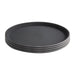 Olympia Kristallon Polypropylene Round Non-Slip Tray Black 280mm Olympia